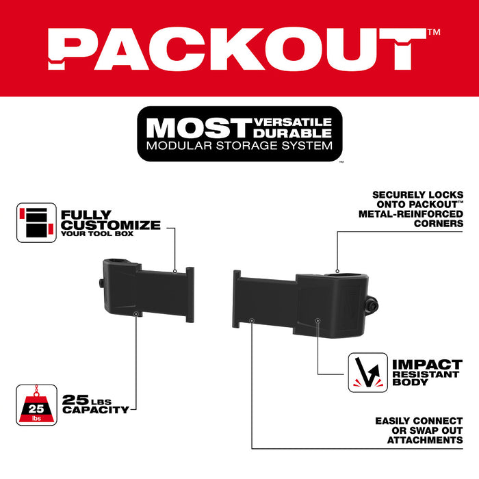 Milwaukee PACKOUT™ Tool Box Attachment Mount