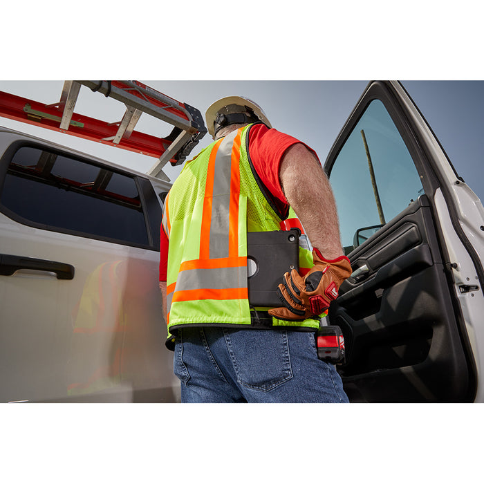 Milwaukee Class 2 Surveyor's High Visibility Safety Vest Yellow