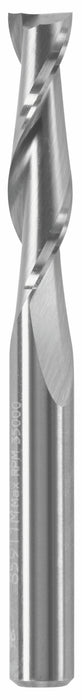 Bosch 1/4" x 1" Solid Carbide Double-Flute Upcut Spiral Router Bit