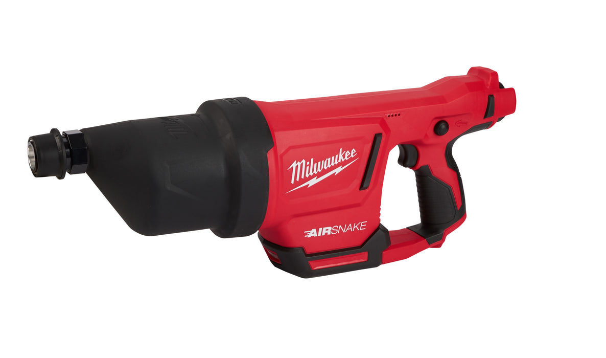 Milwaukee M12 Cordless AIRSNAKE Drain Cleaning Air Gun Kit-B