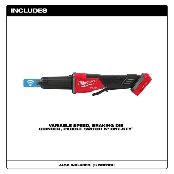 Milwaukee M18 FUEL™ Variable Speed Die Grinder w/ Paddle Switch & ONE-KEY™