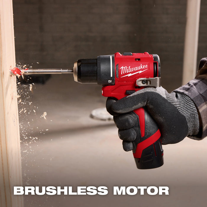 Milwaukee M12 Subcompact Brushless 3/8" Drill/Driver Kit
