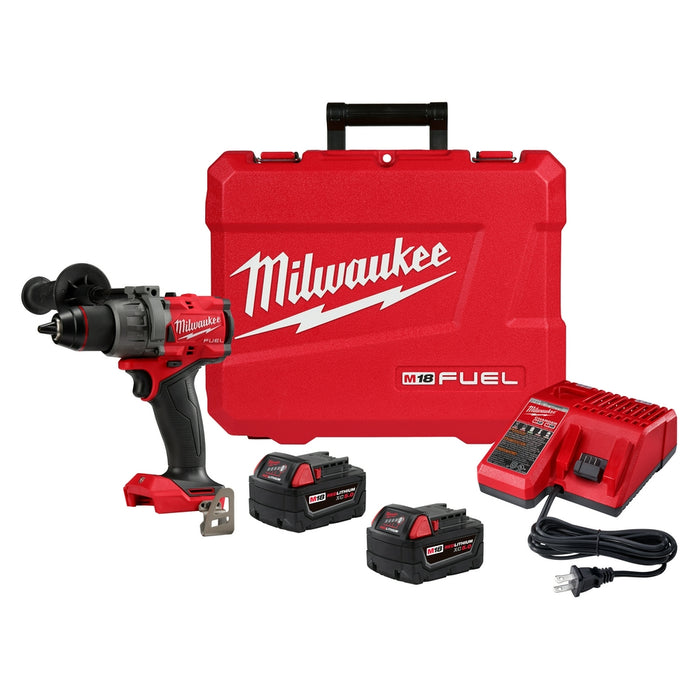 Milwaukee M18 FUEL Cordless 1/2" Hammer Drill/Driver Kit