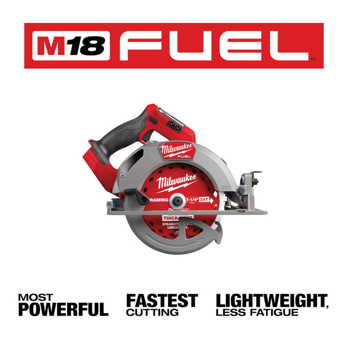 Milwaukee 2834-20 M18 FUEL™ 7-1/4” Circular Saw - Tool Only