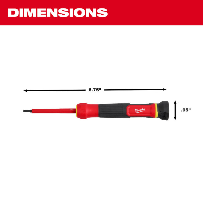 Milwaukee 8-in-1 1000V Insulated Precision Multi-Bit Screwdriver