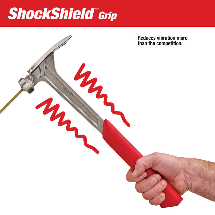 Milwaukee 17 oz Milled Face Framing Hammer