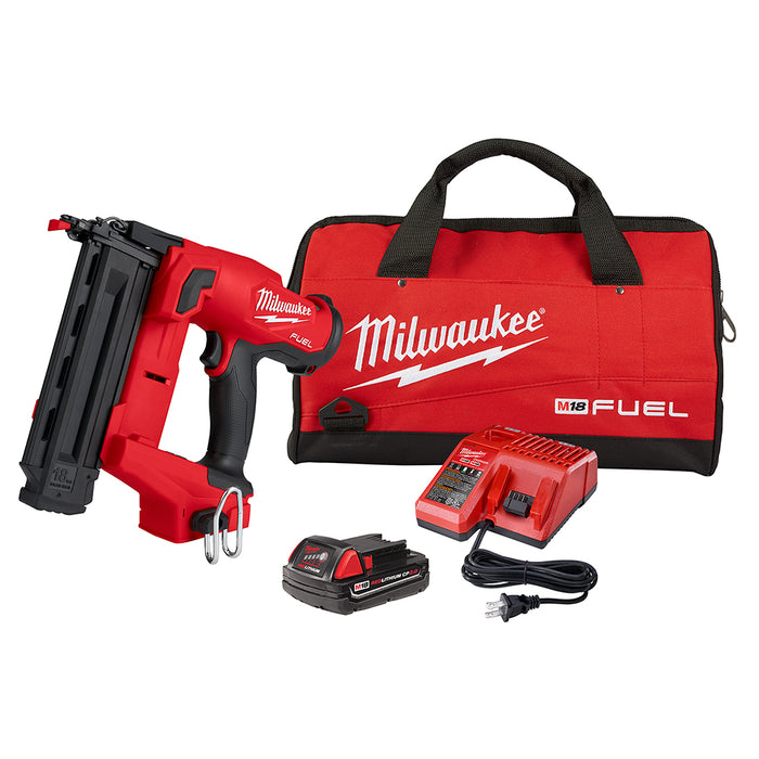 Milwaukee M18 FUEL Cordless 18 Gauge Brad Nailer Kit