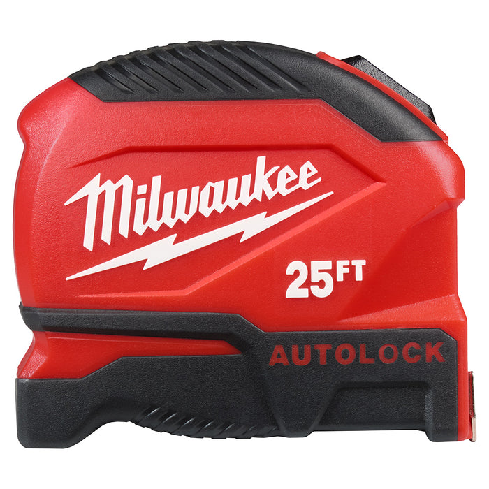 Milwaukee 25ft Auto-Lock Tape Measure