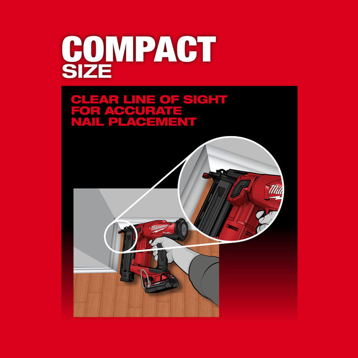 Milwaukee M18 FUEL Cordless 18 Gauge Brad Nailer Kit