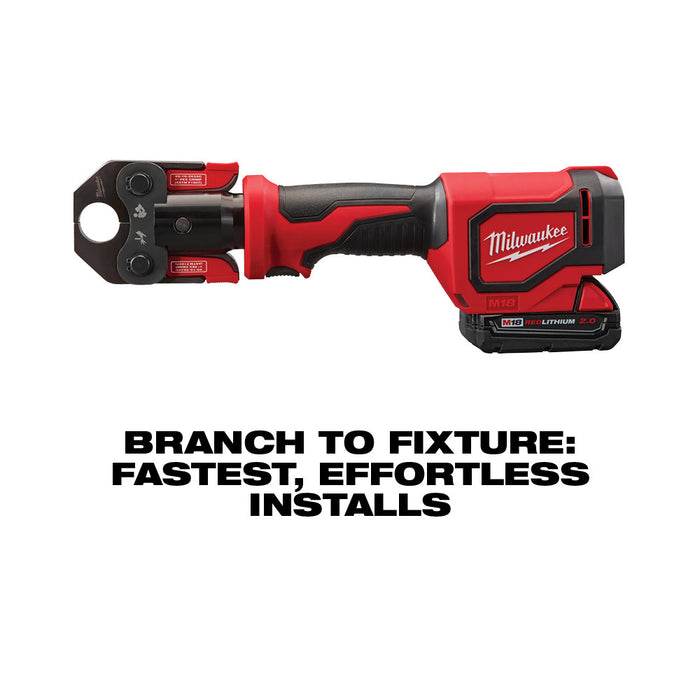 Milwaukee M18 Cordless Short Throw Press Tool Kit with PEX Crimp Jaws