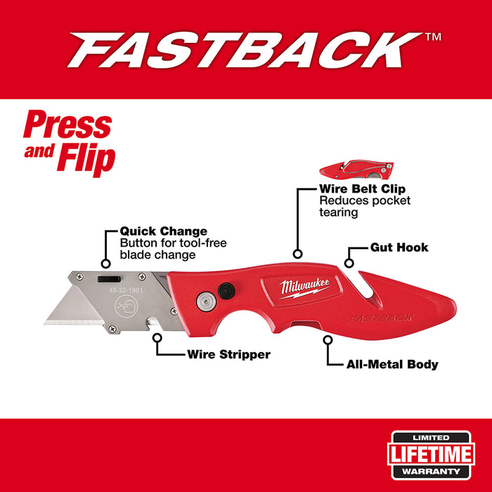 Milwaukee FASTBACK Utility Knife