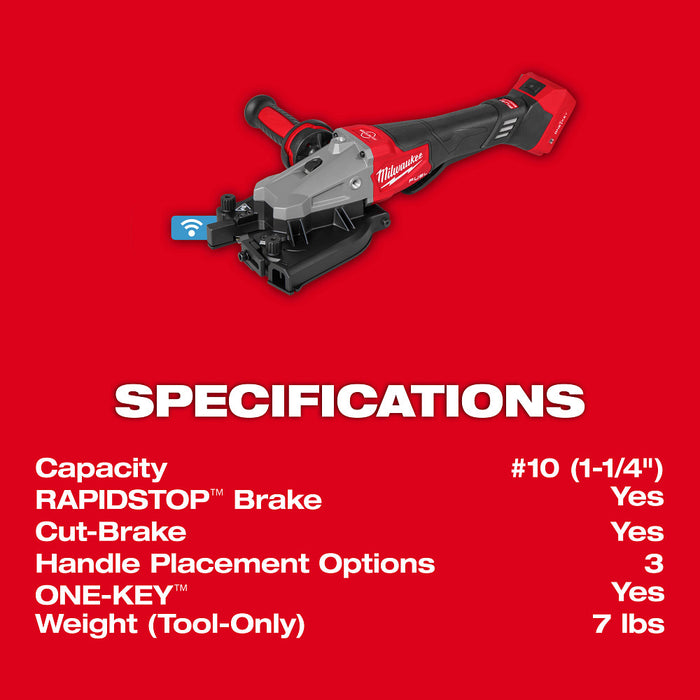 Milwaukee M18 FUEL #10 (1-1/4") Rebar Cutter - Tool Only