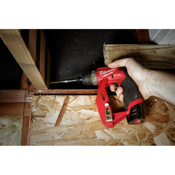 Milwaukee M12 FUEL Cordless Installation Drill/Driver Kit