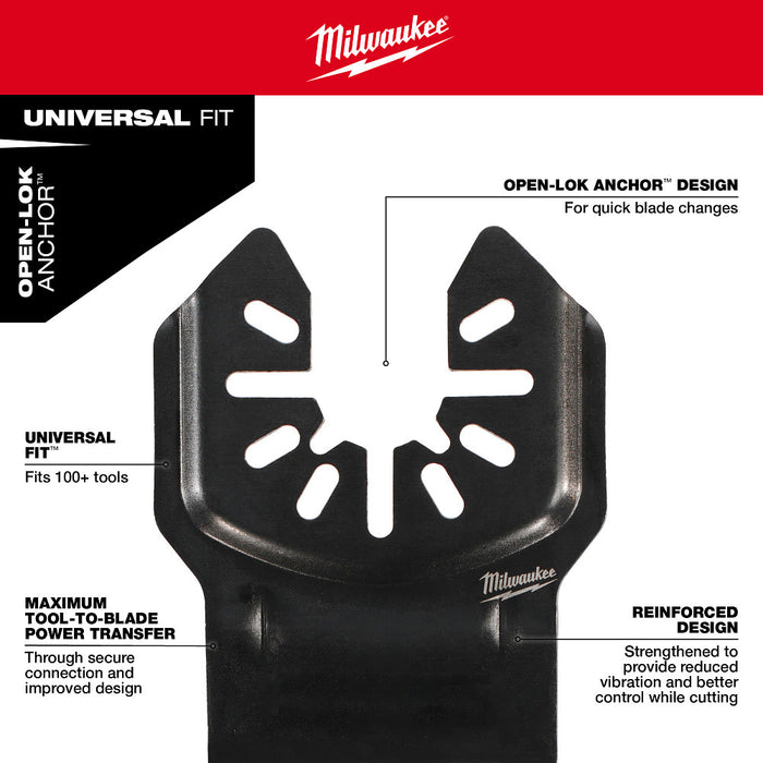 Milwaukee OPEN-LOK DIAMOND MAX Grout Removal Multi-Tool Plunge Blade