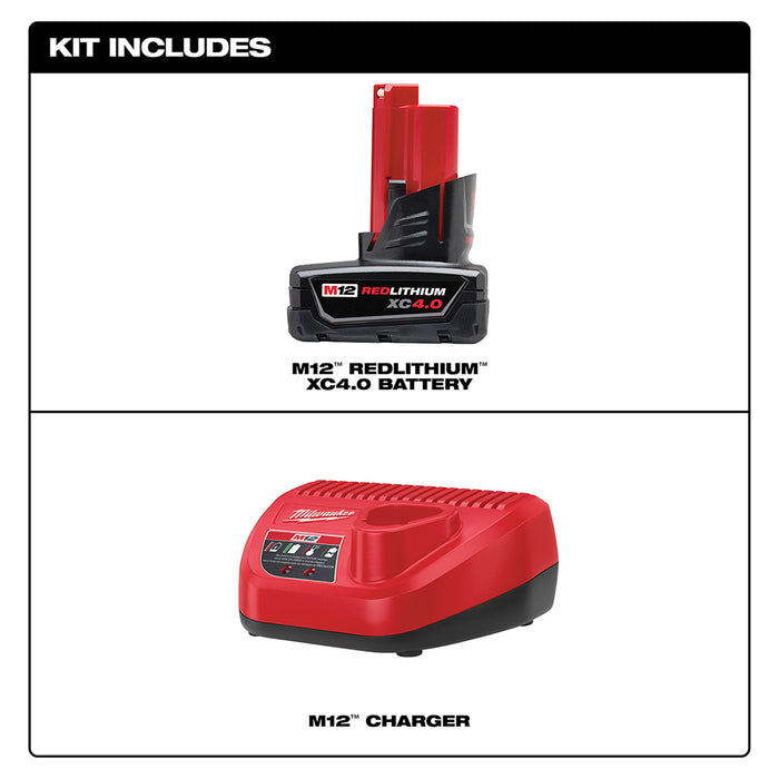 Milwaukee M12™ XC4.0 Starter Kit