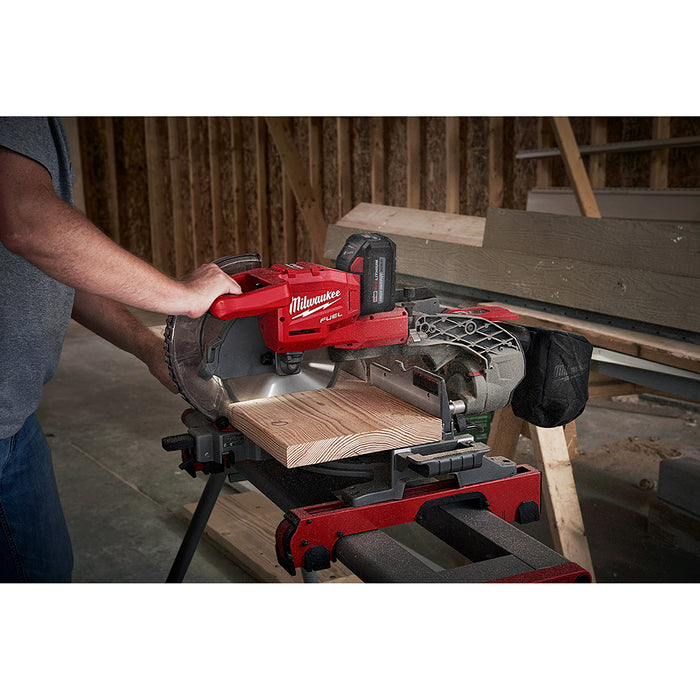 Milwaukee M18 FUEL Cordless Dual Bevel Sliding Compound Miter Saw  - Tool Only