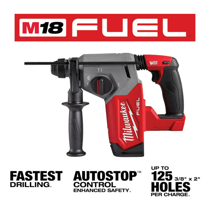 Milwaukee M18 FUEL Cordless 1" SDS Plus Rotary Hammer - Tool Only