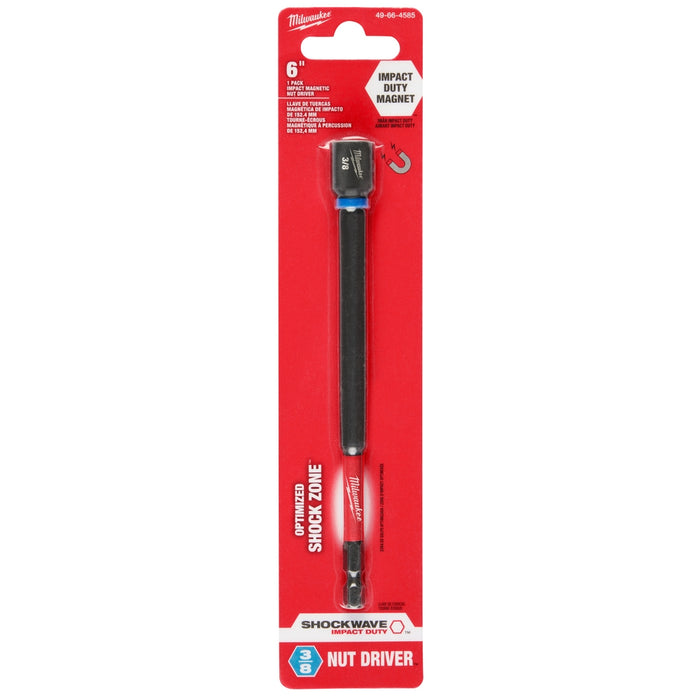 Milwaukee SHOCKWAVE Impact Duty 6" Magnetic Nut Drivers