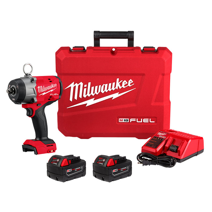 Milwaukee M18 FUEL 1/2" High Torque Impact Wrench w/ Detent Pin Kit