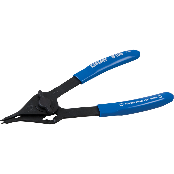 Gray Tools Convertible Fixed Tip Snap Ring Pliers - 7-1/4"