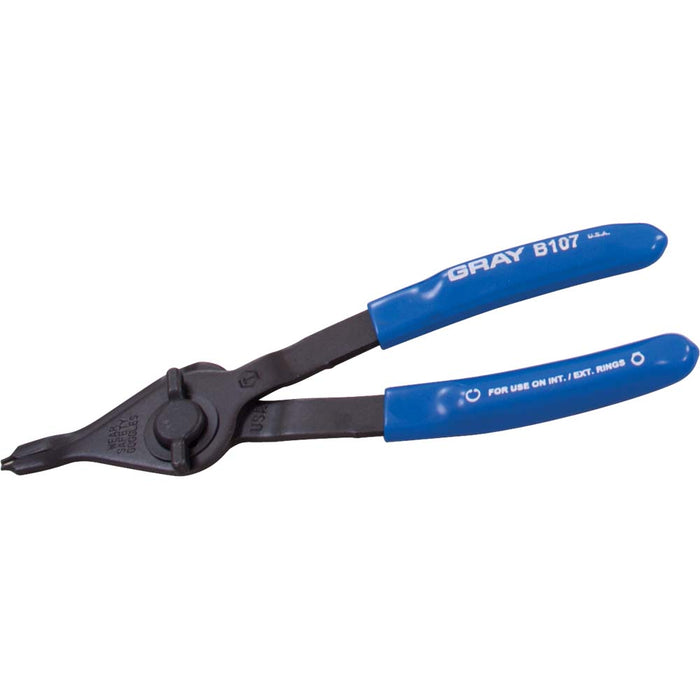 Gray Tools Convertible Fixed Tip Snap Ring Pliers - 6"