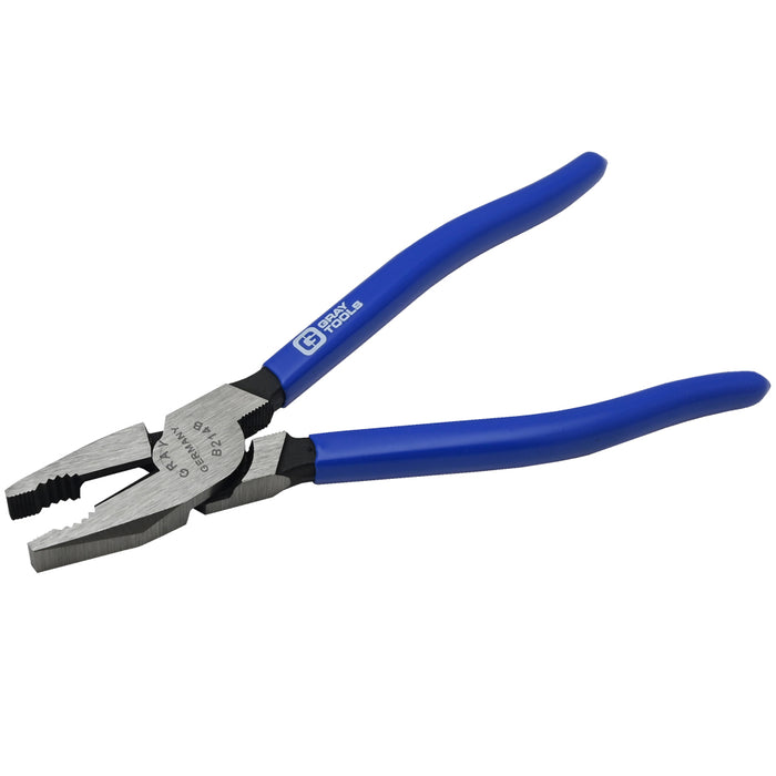Gray Tools Lineman's Pliers w/ Cutter And Vinyl Grips