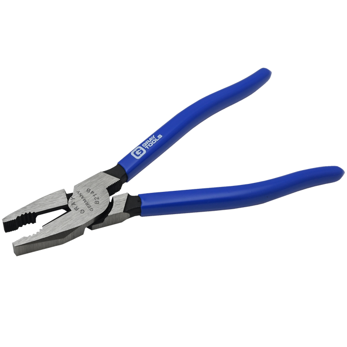 Gray Tools Lineman's Pliers w/ Cutter And Vinyl Grips