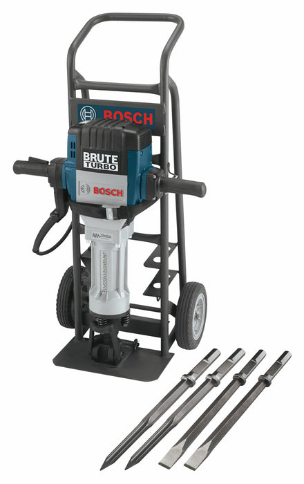 Bosch Brute Turbo 1-1/8" Hex Breaker Hammer With Deluxe Cart