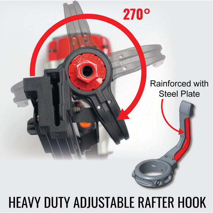 MAX SN438J Pneumatic Metal Connector Nailer - 1-1/2" Capacity