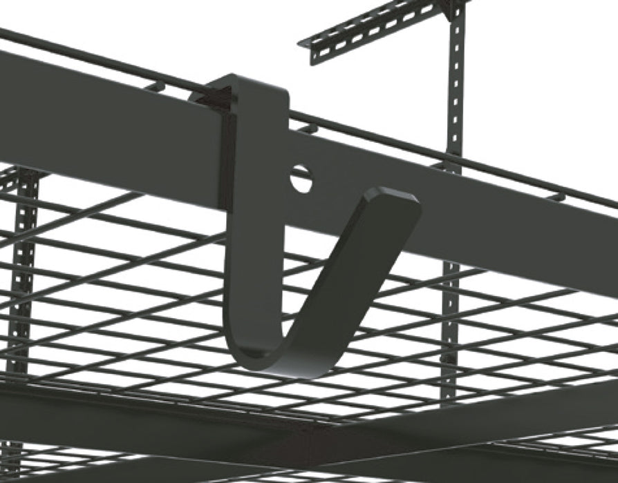 Crownwall 4PK Exterior Hooks For Overhead Storage Rack