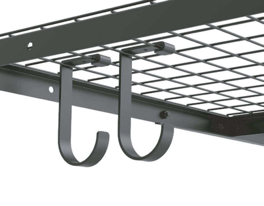 Crownwall 4PK Interior Hooks For Overhead Storage Rack