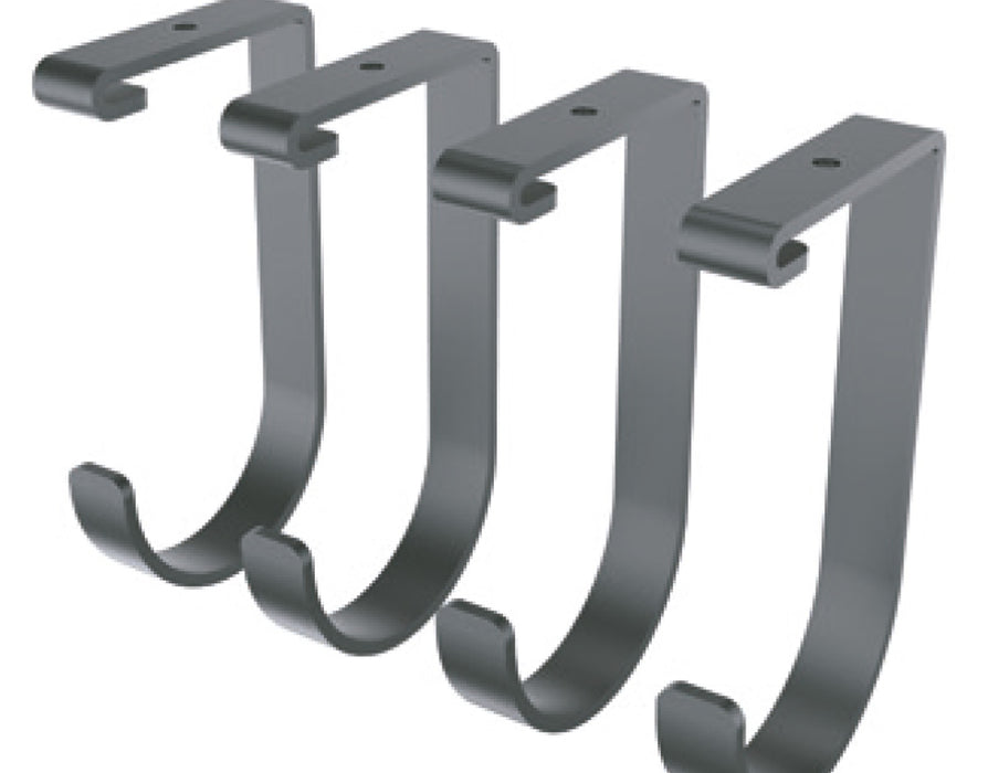 Crownwall 4PK Interior Hooks For Overhead Storage Rack