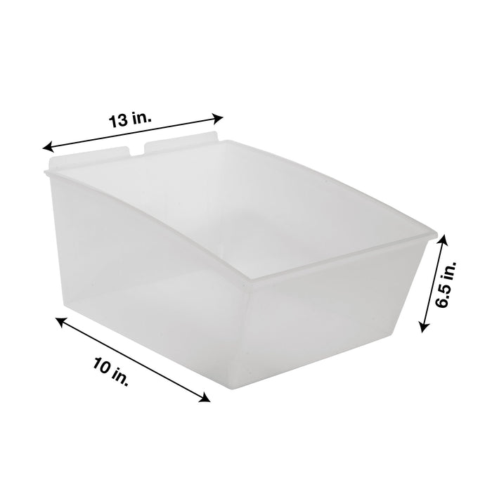 Crownwall Large Plastic Bin Slatwall Accessory