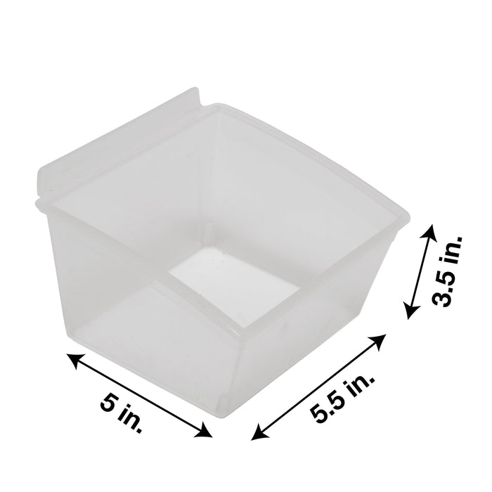 Crownwall Small Plastic Bin Slatwall Accessory