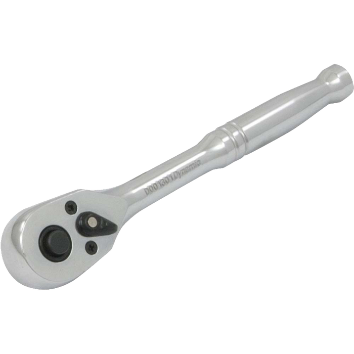Dynamic 1/4" Drive, 45 Tooth Chrome Finish, 5" Quick Release Ratchet