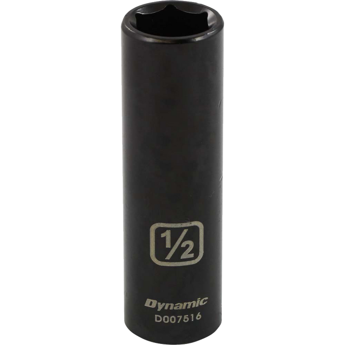 Dynamic 3/8" Drive 6-Point SAE Deep Length Impact Sockets
