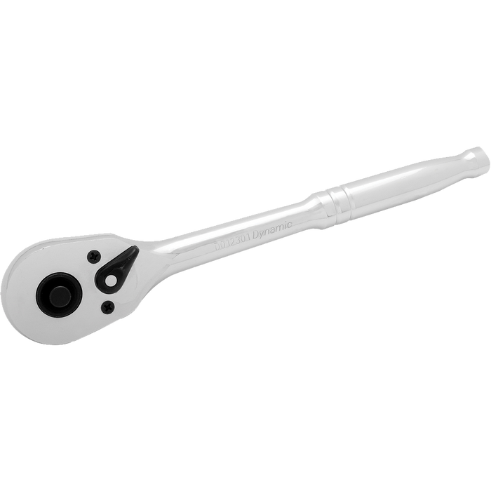 Dynamic 1/2" Drive, 45 Tooth Quick Release, Chrome Finish 9" Ratchet