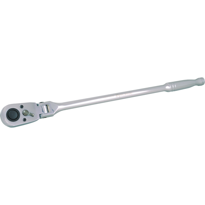 Dynamic 1/2" Drive 48 Tooth Flex Head, Chrome Finish Ratchet