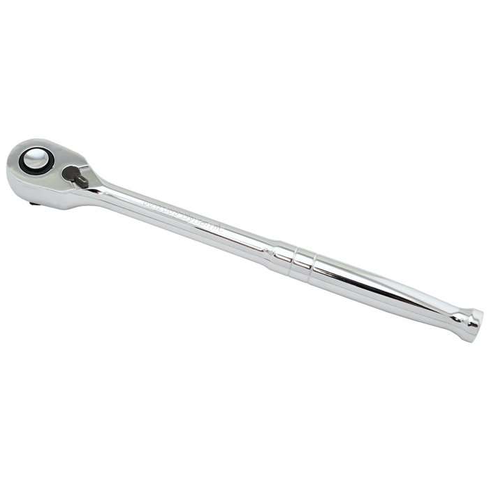 Dynamic 1/2" Drive, 108 Tooth Nickel Plated Mirror Chrome Finish Ratchet