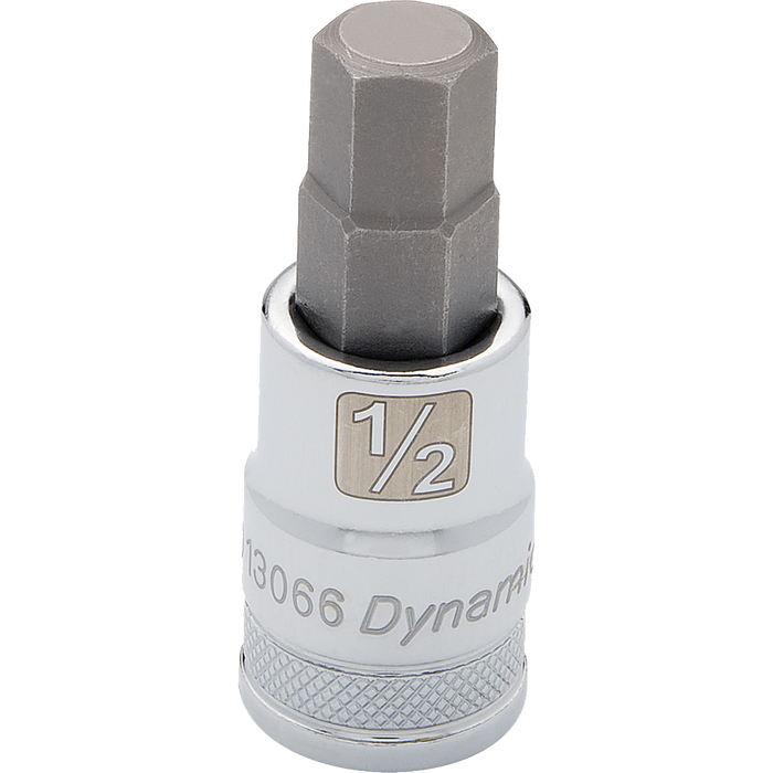 Dynamic 1/2" Drive, Chrome Finish Standard Length Hex Head SAE Sockets