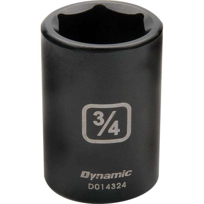 Dynamic 1/2" Drive, 6 Point Standard Length SAE Impact Sockets