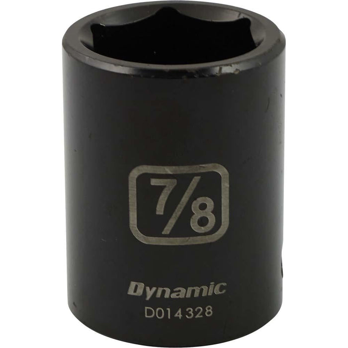 Dynamic 1/2" Drive, 6 Point Standard Length SAE Impact Sockets