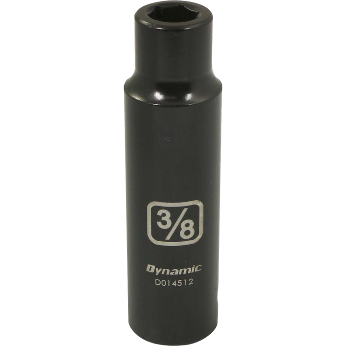 Dynamic 1/2" Drive, 6 Point Deep Length SAE Impact Sockets