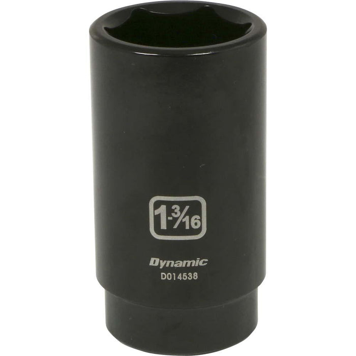 Dynamic 1/2" Drive, 6 Point Deep Length SAE Impact Sockets