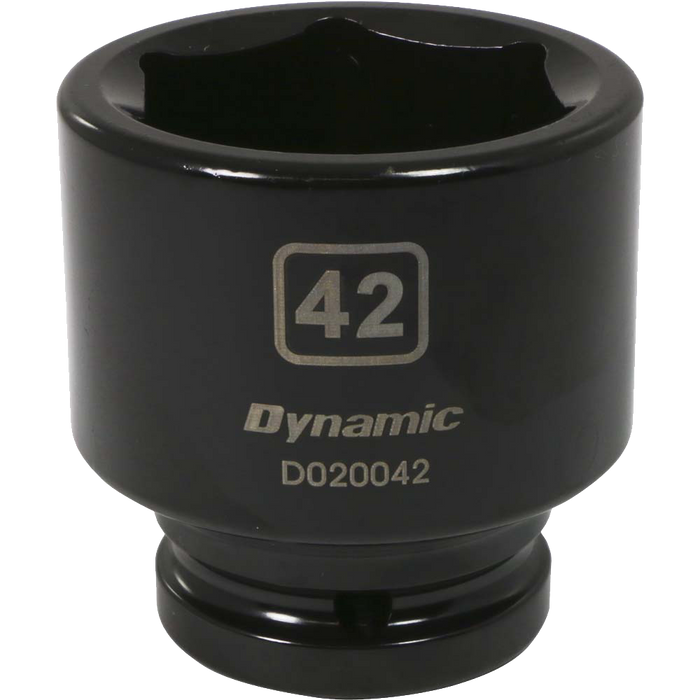 Dynamic 3/4" Drive, 6 Point, Standard Length Metric Impact Sockets