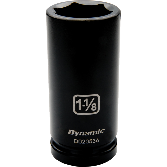 Dynamic 3/4" Drive, 6 Point Deep Length, SAE Impact Sockets