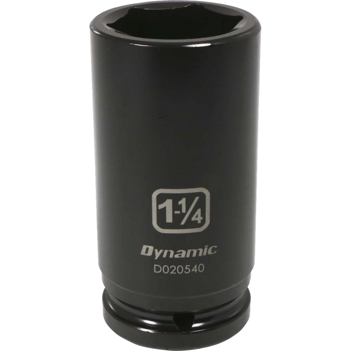 Dynamic 3/4" Drive, 6 Point Deep Length, SAE Impact Sockets