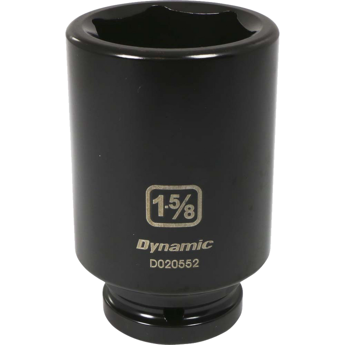 Dynamic 3/4" Drive, 6 Point Deep Length, SAE Impact Sockets