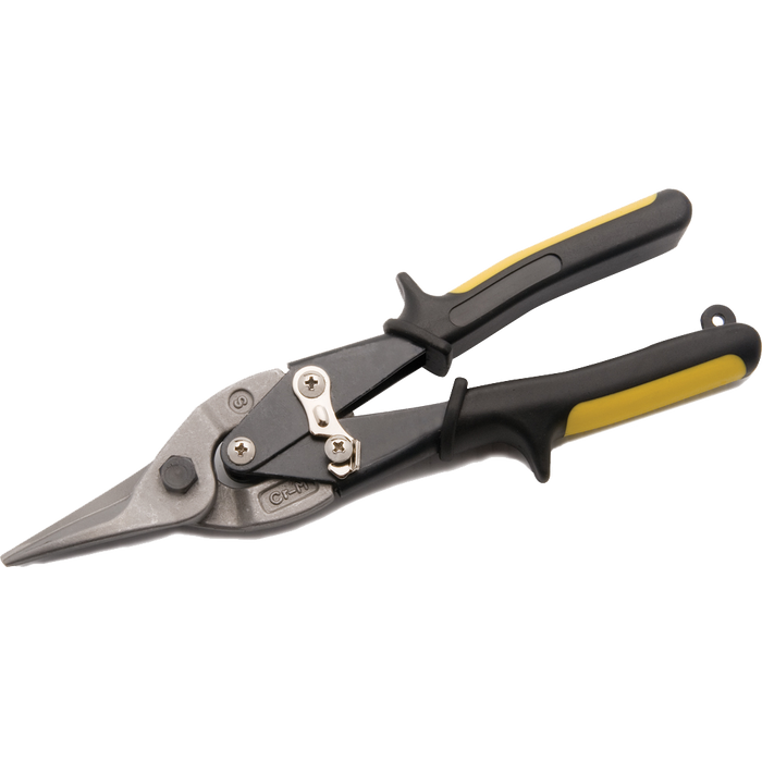 Dynamic 10" Yellow Handle, Straight Cut Aviation Snips