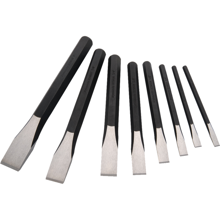Dynamic 8 pc. Chisel Set - 1/4" - 1"